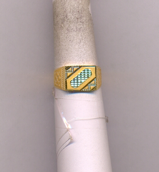 GOLD RING GENTS PLAIN GENERAL
