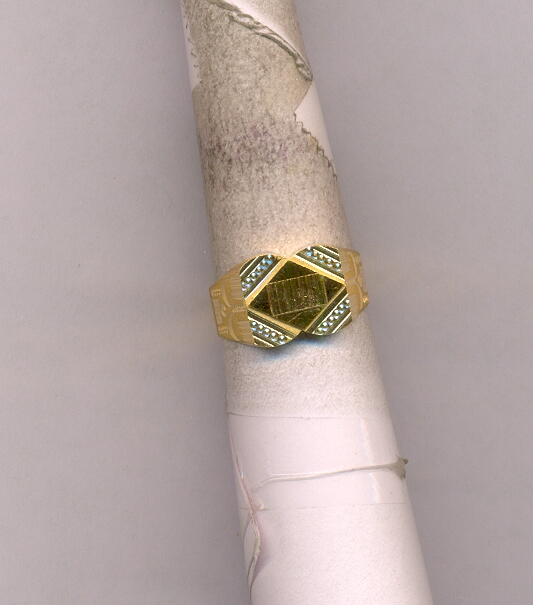 GOLD RING GENTS PLAIN GENERAL