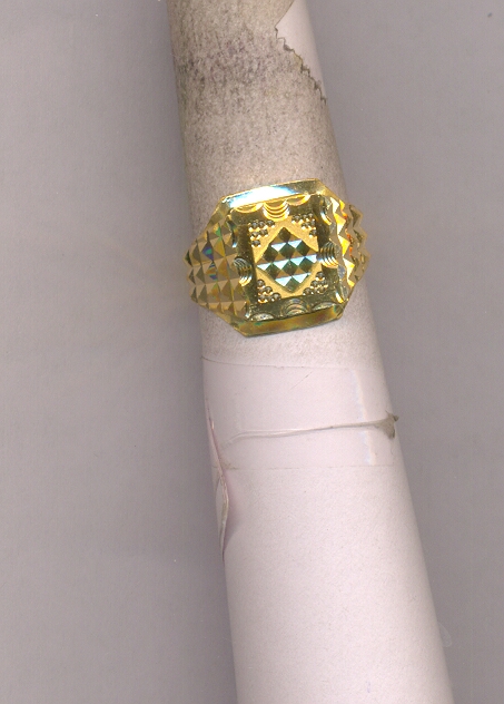 GOLD RING GENTS PLAIN GENERAL