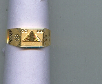 GOLD RING GENTS PLAIN GENERAL