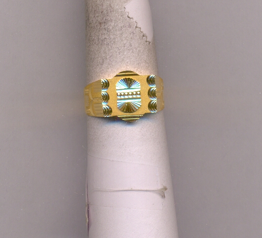 GOLD RING GENTS PLAIN GENERAL