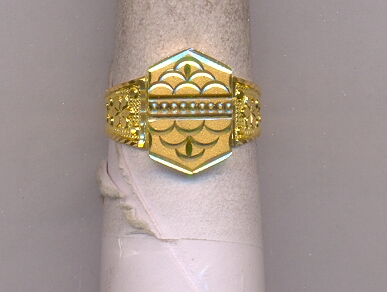 GOLD RING GENTS PLAIN GENERAL