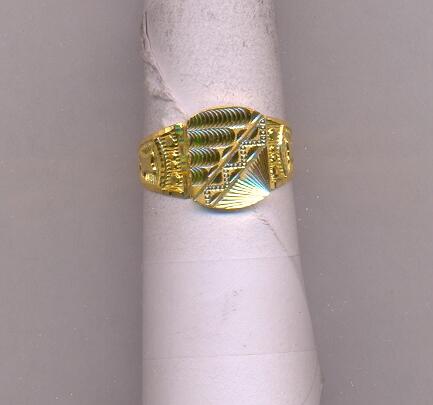 GOLD RING GENTS PLAIN GENERAL