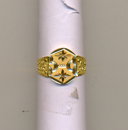 GOLD RING GENTS PLAIN GENERAL