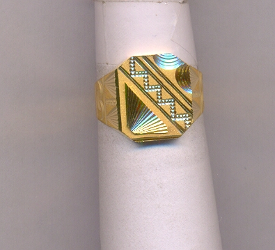GOLD RING GENTS PLAIN GENERAL