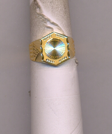 GOLD RING GENTS PLAIN GENERAL