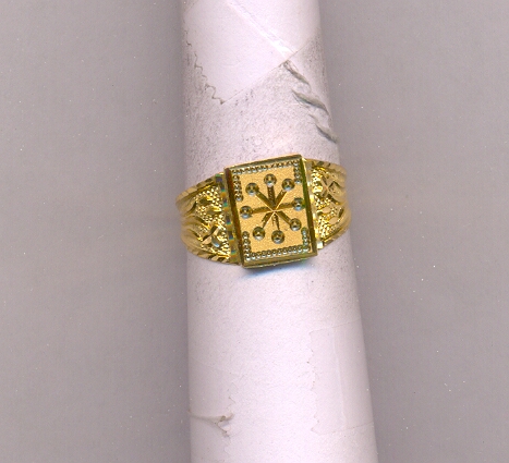 GOLD RING GENTS PLAIN GENERAL