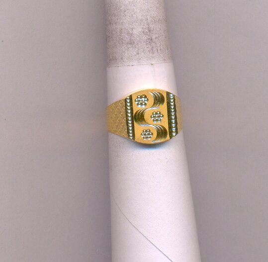 GOLD RING GENTS PLAIN GENERAL