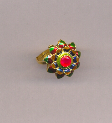 GOLD RING LADIES ANTIQUE FANCY