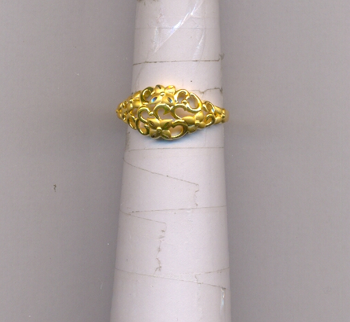 GOLD RING LADIES CASTING FANCY