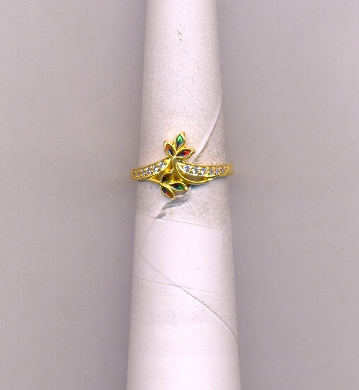 GOLD RING LADIES CASTING FANCY
