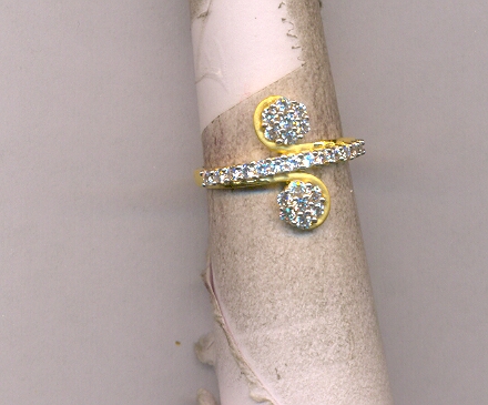 GOLD RING LADIES CASTING FANCY