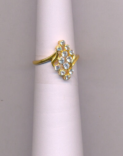 GOLD RING LADIES CASTING FANCY