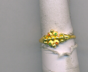 GOLD RING LADIES CASTING FANCY