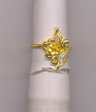 GOLD RING LADIES CASTING FANCY
