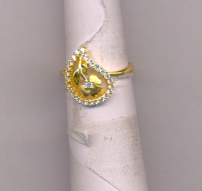GOLD RING LADIES CASTING FANCY