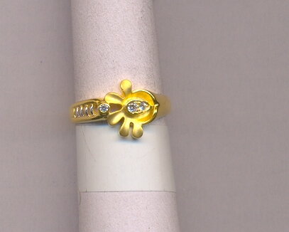 GOLD RING LADIES CASTING FANCY