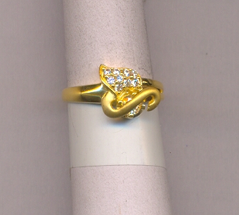 GOLD RING LADIES CASTING FANCY