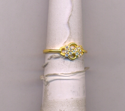 GOLD RING LADIES CASTING FANCY