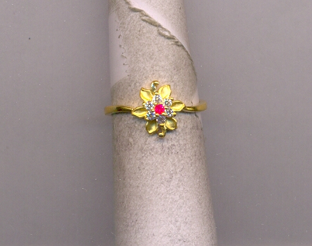 GOLD RING LADIES CASTING FANCY