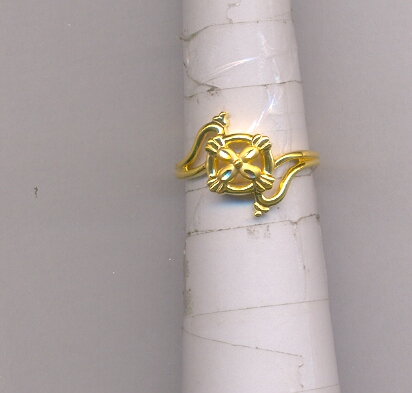 GOLD RING LADIES CASTING FANCY