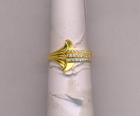 GOLD RING LADIES CASTING FANCY