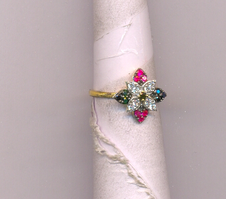 GOLD RING LADIES CASTING FANCY