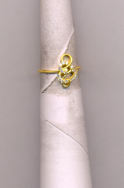 GOLD RING LADIES CASTING FANCY
