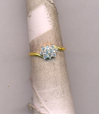 GOLD RING LADIES CASTING FANCY