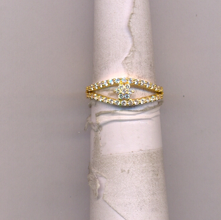 GOLD RING LADIES CASTING FANCY