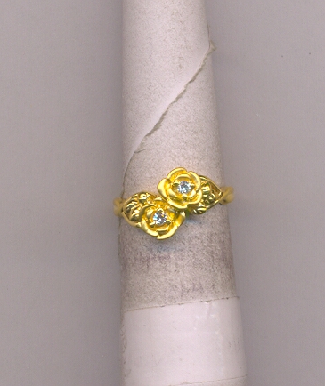 GOLD RING LADIES CASTING FANCY