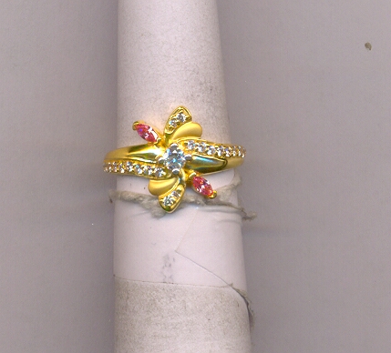 GOLD RING LADIES CASTING FANCY
