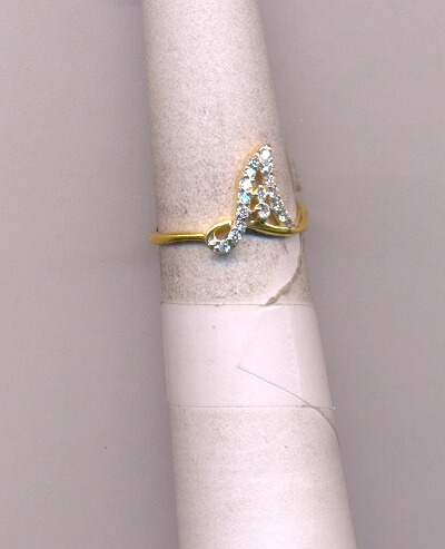GOLD RING LADIES CASTING FANCY