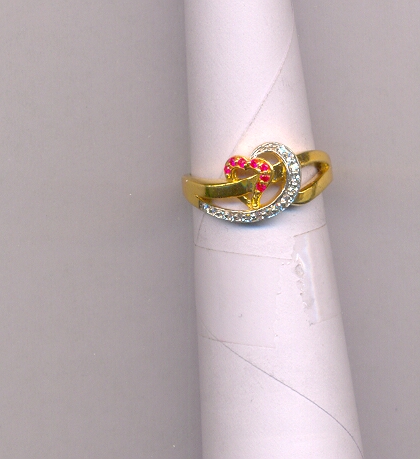 GOLD RING LADIES CASTING FANCY
