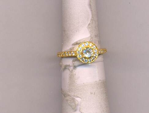GOLD RING LADIES CASTING FANCY