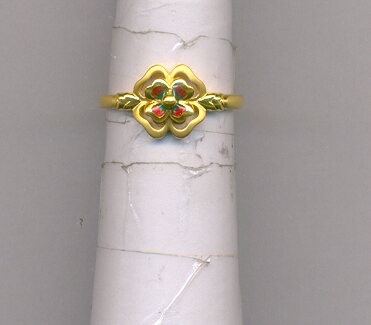 GOLD RING LADIES CASTING FANCY