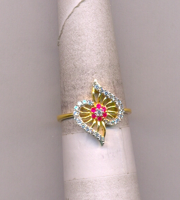 GOLD RING LADIES CASTING FANCY