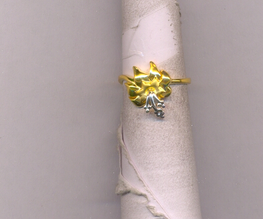 GOLD RING LADIES CASTING FANCY