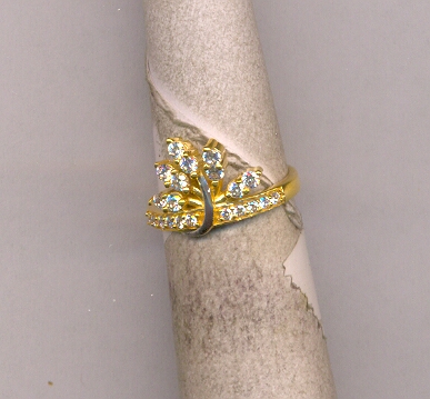 GOLD RING LADIES CASTING FANCY