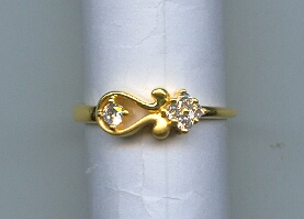 GOLD RING LADIES DESIGNER EXCLUSIVE