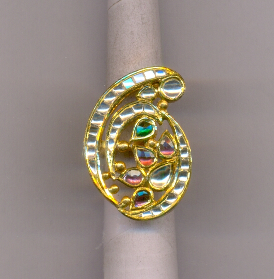 GOLD RING LADIES KUNDAN EXCLUSIVE