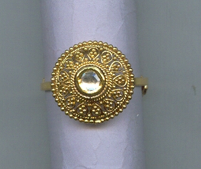 GOLD RING LADIES KUNDAN EXCLUSIVE