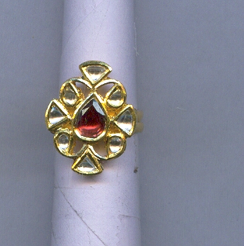 GOLD RING LADIES KUNDAN GENERAL