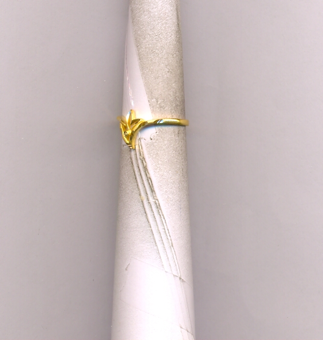 GOLD RING LADIES PLAIN EXCLUSIVE
