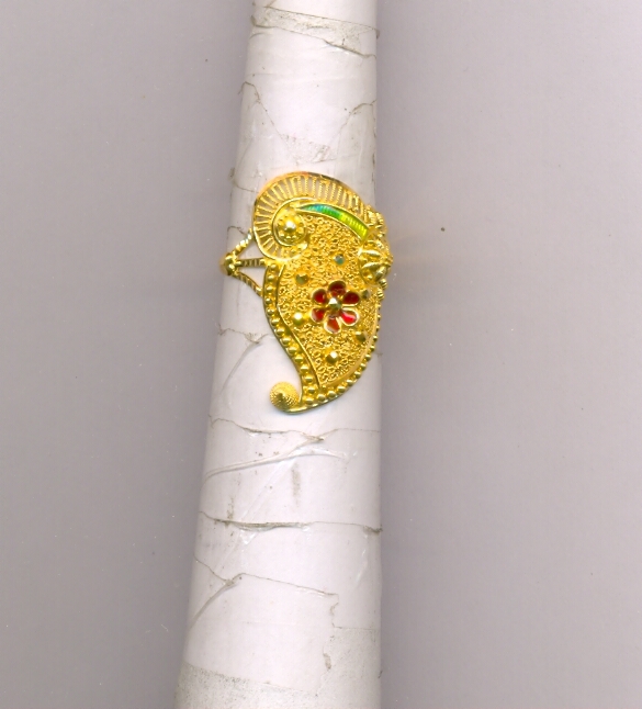 GOLD RING LADIES PLAIN EXCLUSIVE