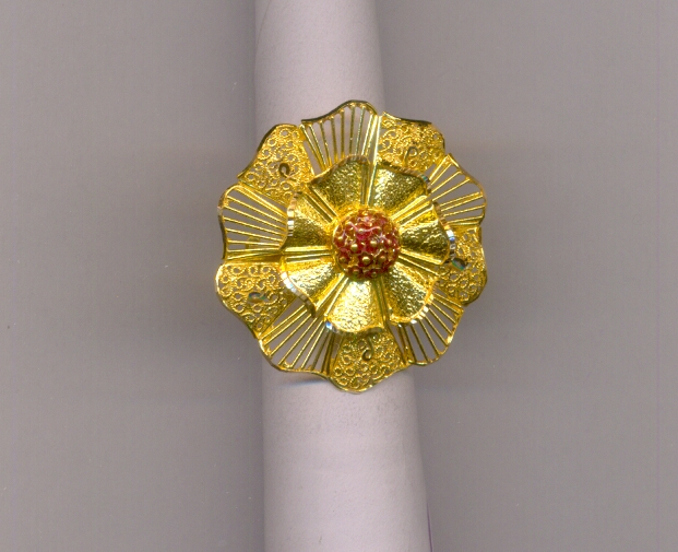 GOLD RING LADIES PLAIN EXCLUSIVE