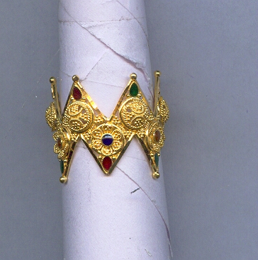 GOLD RING LADIES PLAIN FANCY