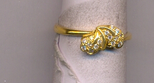 GOLD RING LADIES PLAIN FANCY