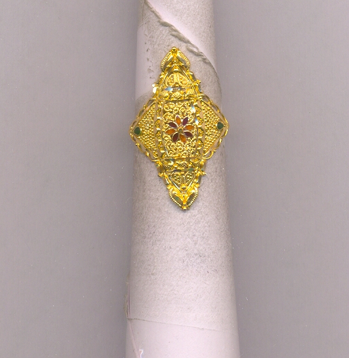 GOLD RING LADIES PLAIN FANCY