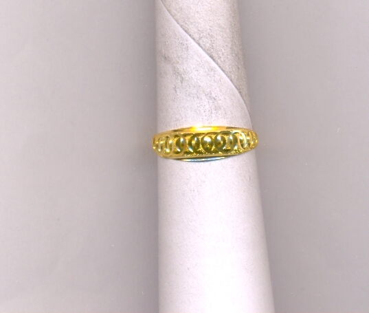 GOLD RING LADIES PLAIN FANCY